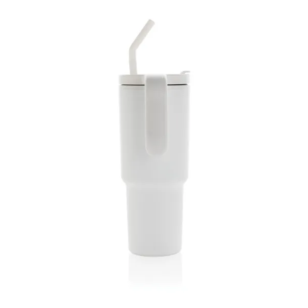 Graphic 360 RCS certified recycled steel tumbler 900ml - XD Collection White 