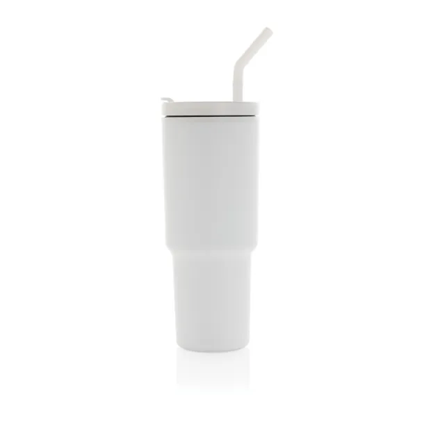 Graphic 360 šalica od RCS certificiranog recikliranog čelika, 900 ml - XD Collection Bijela 