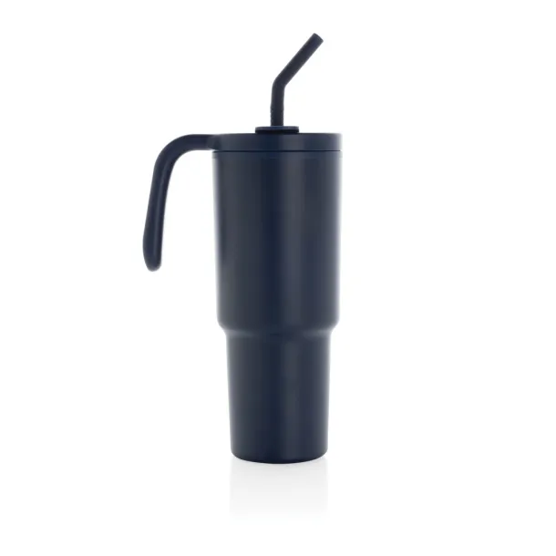 Graphic 360 šalica od RCS certificiranog recikliranog čelika, 900 ml - XD Collection blue 