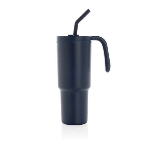 Graphic 360 šalica od RCS certificiranog recikliranog čelika, 900 ml - XD Collection blue 