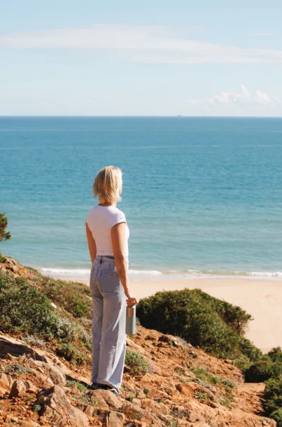 Fluid boca od RCS certificiranog recikliranog čelika, 600 ml - XD Collection Zelena