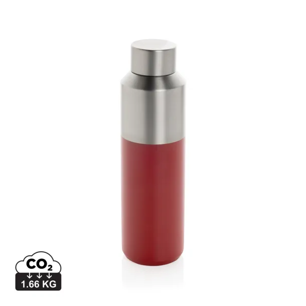 Fluid boca od RCS certificiranog recikliranog čelika, 600 ml - XD Collection red 