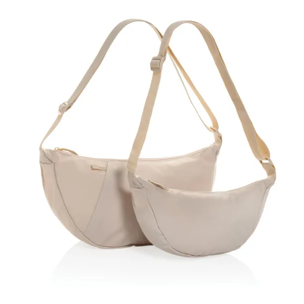 Crescent AWARE™ RPET half moon sling bag - XD Collection grey 