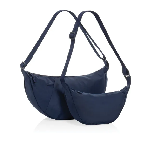 Crescent AWARE™ RPET half moon sling bag - XD Collection navy 