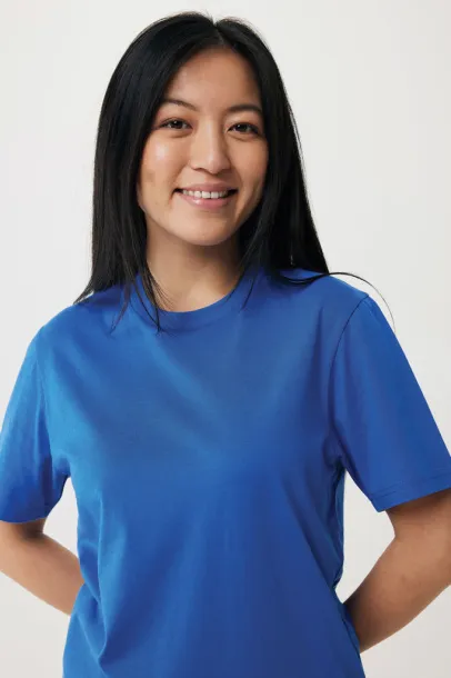  Iqoniq Sierra lightweight recycled cotton t-shirt  - iqoniq blue 