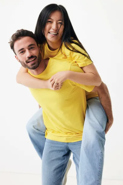  Iqoniq Sierra unisex lagana majica od recikliranog pamuka - iqoniq Žuta
