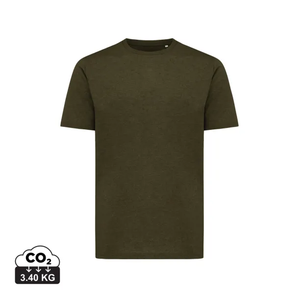  Iqoniq Sierra lightweight recycled cotton t-shirt  - iqoniq khaki