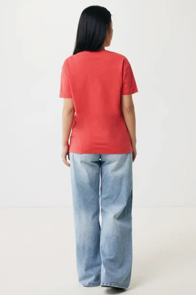  Iqoniq Yala women lightweight recycled cotton t-shirt - iqoniq luscious red