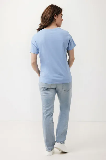  Iqoniq Yala women lightweight recycled cotton t-shirt - iqoniq sky blue