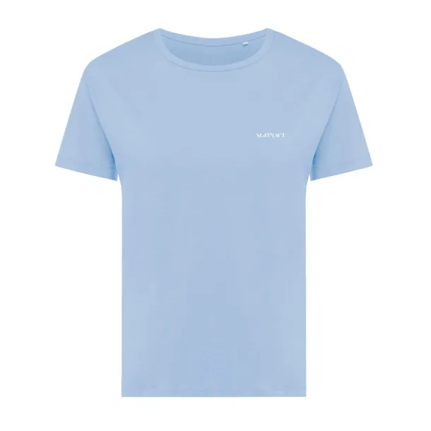  Iqoniq Yala women lightweight recycled cotton t-shirt - iqoniq blue 