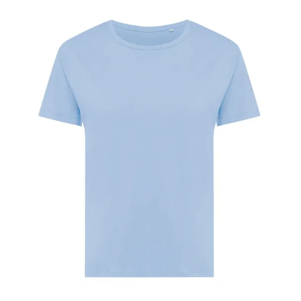  Iqoniq Yala women lightweight recycled cotton t-shirt - iqoniq blue 