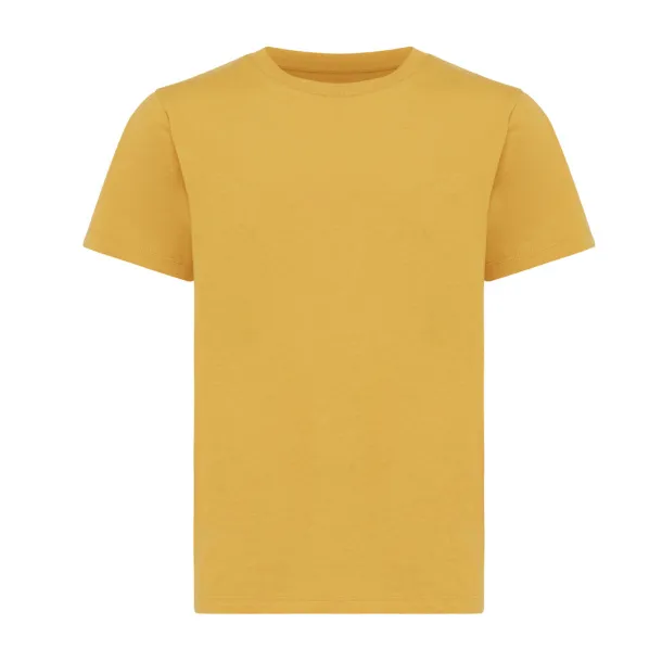  Iqoniq Koli kids lightweight recycled cotton t-shirt - iqoniq yellow 