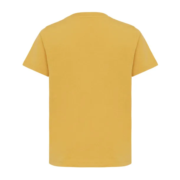  Iqoniq Koli kids lightweight recycled cotton t-shirt - iqoniq ochre yellow