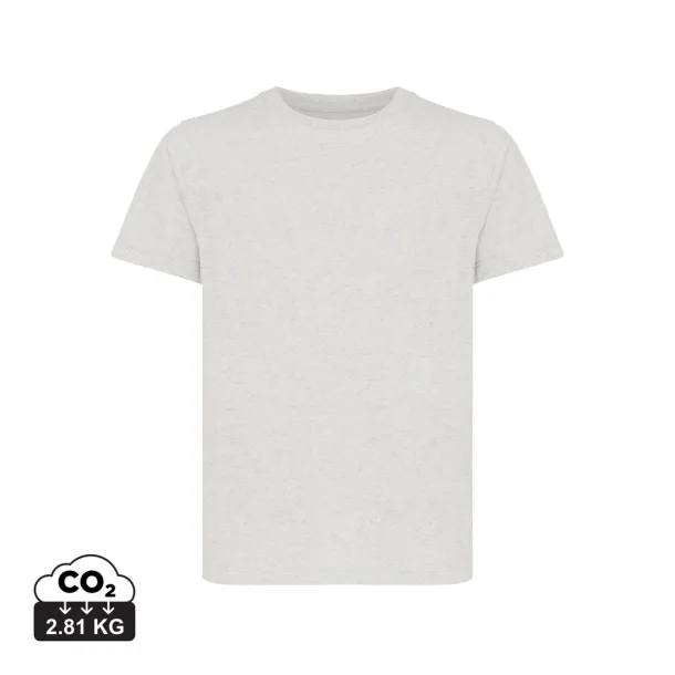  Iqoniq Koli kids lightweight recycled cotton t-shirt - iqoniq grey 