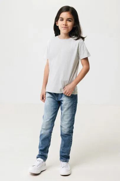  Iqoniq Koli dječja lagana majica od recikliranog pamuka, 160 g/m2 - iqoniq light heather grey