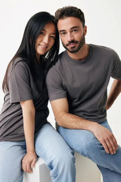  Iqoniq Kakadu unisex majica od recikliranog pamuka - iqoniq anthracite