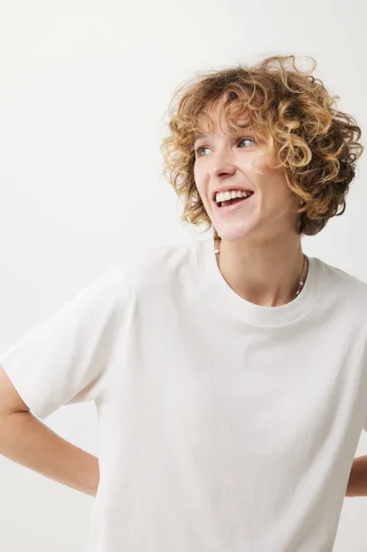  Iqoniq Kakadu relaxed recycled cotton t-shirt - iqoniq ivory white 