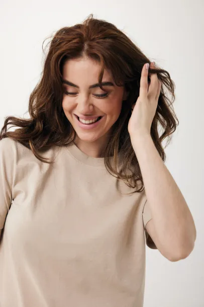  Iqoniq Kakadu relaxed recycled cotton t-shirt - iqoniq desert