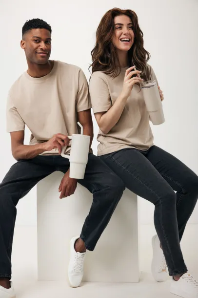  Iqoniq Kakadu relaxed recycled cotton t-shirt - iqoniq desert