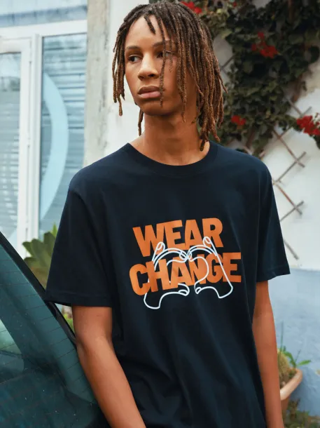  Iqoniq Kakadu relaxed recycled cotton t-shirt - iqoniq navy