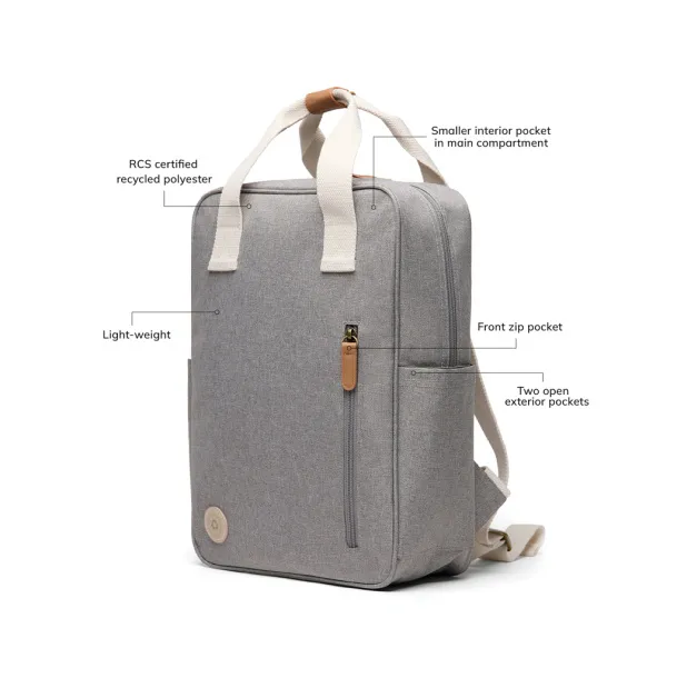VINGA Sortino RCS backpack - Vinga Grey 