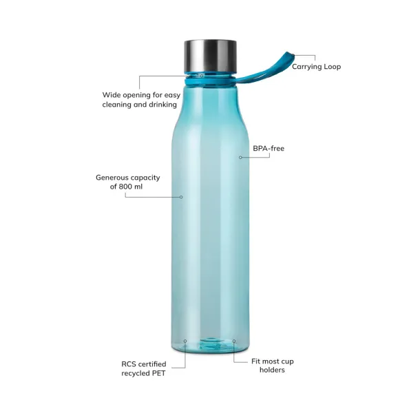 VINGA Lean RCS RPET boca za vodu, 800ml - Vinga Plava 