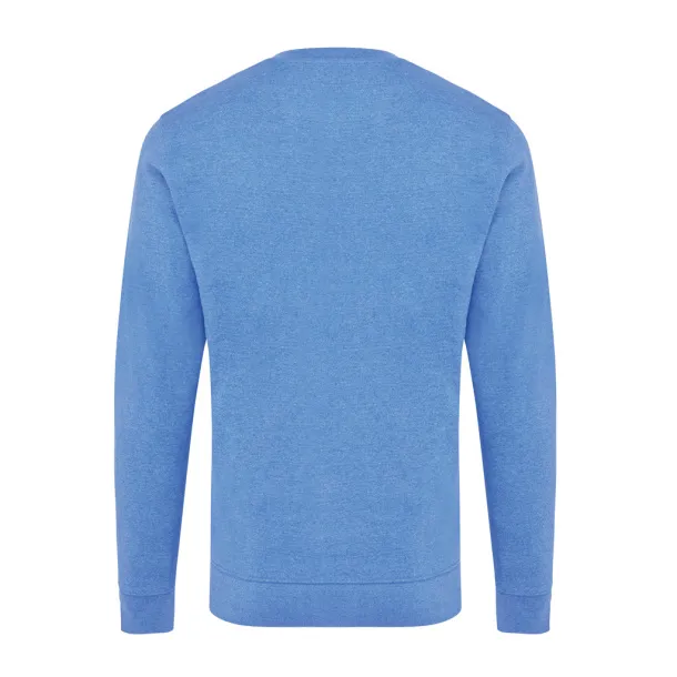  Iqoniq Denali neobojeni pulover od recikiranog pamuka, 340 g/m² - iqoniq heather blue