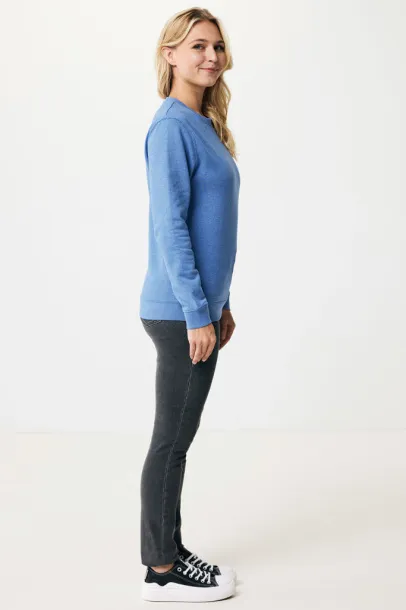  Iqoniq Denali neobojeni pulover od recikiranog pamuka, 340 g/m² - iqoniq heather blue