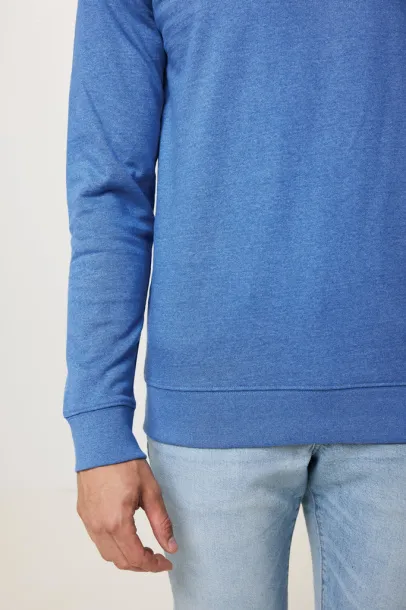  Iqoniq Denali neobojeni pulover od recikiranog pamuka, 340 g/m² - iqoniq heather blue