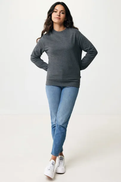  Iqoniq Denali neobojeni pulover od recikiranog pamuka, 340 g/m² - iqoniq heather anthracite