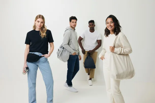  Iqoniq Denali neobojeni pulover od recikiranog pamuka - iqoniq heather anthracite