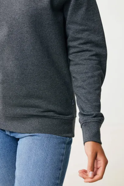  Iqoniq Denali neobojeni pulover od recikiranog pamuka, 340 g/m² - iqoniq heather anthracite