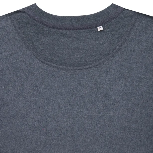  Iqoniq Denali neobojeni pulover od recikiranog pamuka, 340 g/m² - iqoniq heather navy