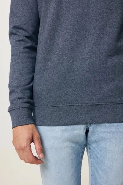  Iqoniq Denali neobojeni pulover od recikiranog pamuka, 340 g/m² - iqoniq heather navy