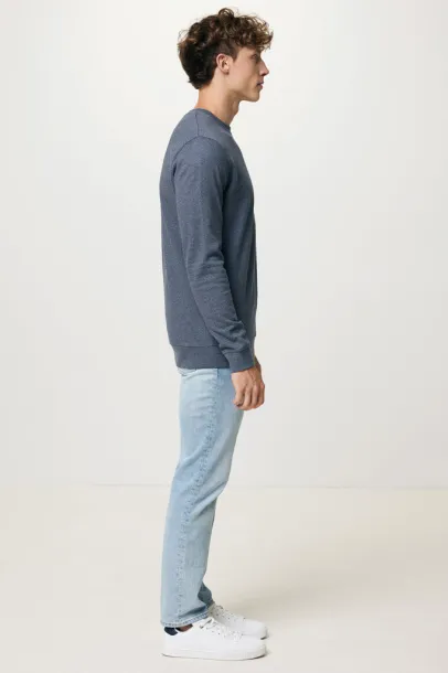  Iqoniq Denali neobojeni pulover od recikiranog pamuka, 340 g/m² - iqoniq heather navy