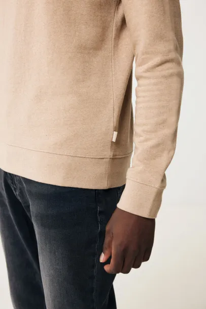  Iqoniq Denali recycled cotton crew neck undyed, natural raw - iqoniq brown 