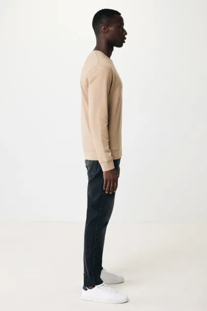  Iqoniq Denali recycled cotton crew neck undyed, natural raw - iqoniq heather brown