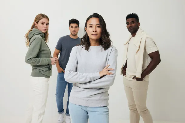  Iqoniq Denali recycled cotton crew neck undyed, natural raw - iqoniq natural raw