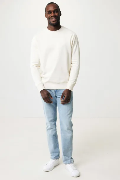  Iqoniq Denali recycled cotton crew neck undyed, natural raw - iqoniq white 