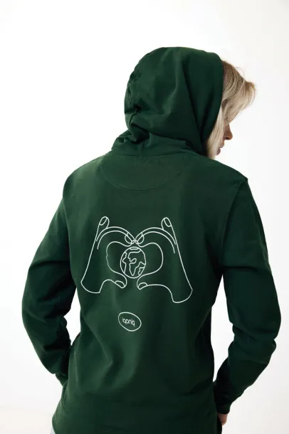  Iqoniq Jasper unisex hoodie od recikliranog pamuka, 340 g/m² - iqoniq 45533C 