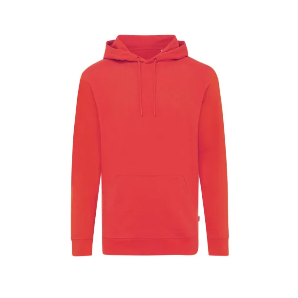  Iqoniq Jasper unisex hoodie od recikliranog pamuka - iqoniq luscious red