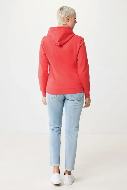  Iqoniq Jasper unisex hoodie od recikliranog pamuka, 340 g/m² - iqoniq luscious red