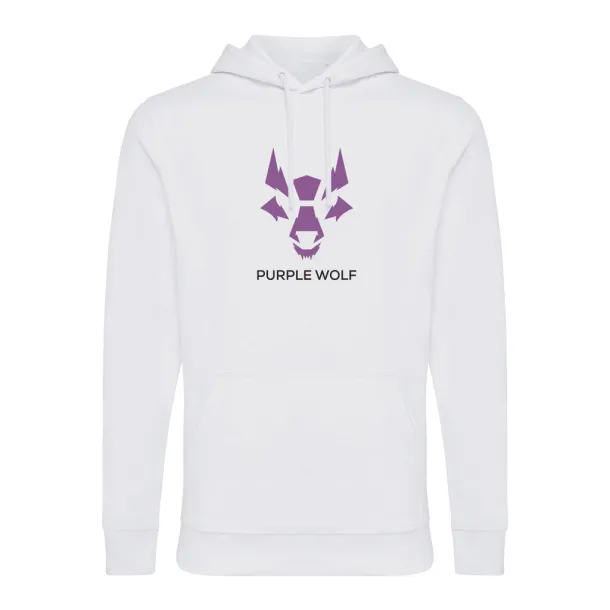  Iqoniq Jasper unisex hoodie od recikliranog pamuka, 340 g/m² - iqoniq recycled white 