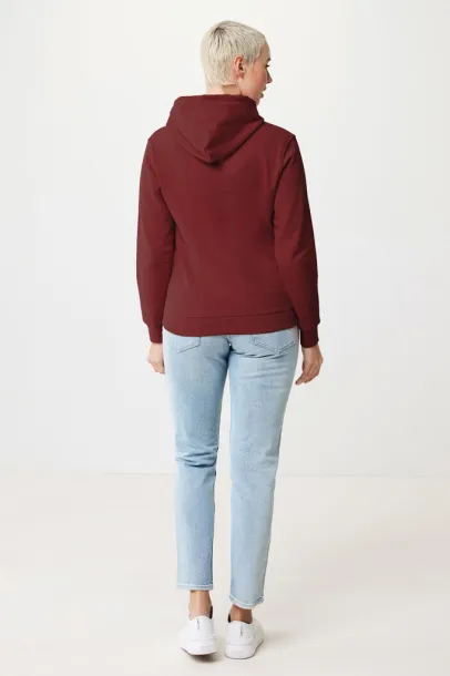  Iqoniq Jasper unisex hoodie od recikliranog pamuka, 340 g/m² - iqoniq burgundy