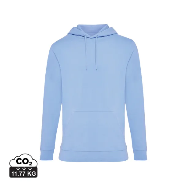  Iqoniq Jasper recycled cotton unisex hoodie - iqoniq sky blue