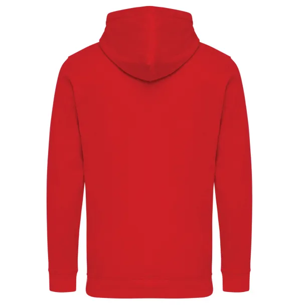  Iqoniq Jasper unisex hoodie od recikliranog pamuka, 340 g/m² - iqoniq Crvena