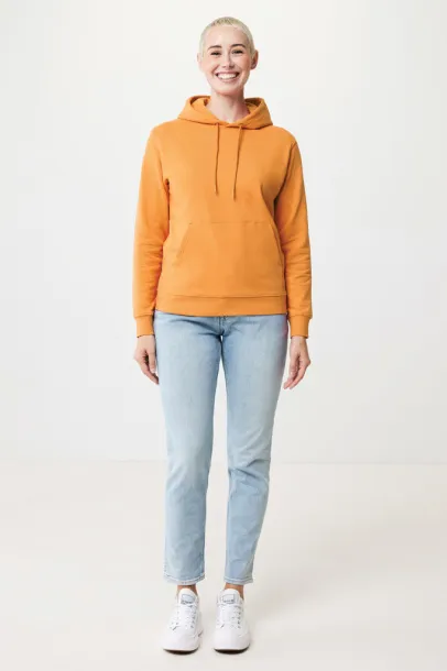  Iqoniq Jasper unisex hoodie od recikliranog pamuka - iqoniq sundial orange
