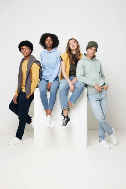  Iqoniq Zion recycled cotton crew neck - iqoniq Oker žuta 