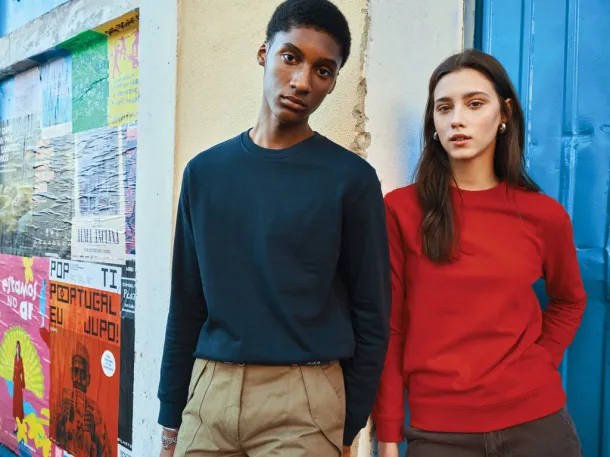  Iqoniq Zion recycled cotton crew neck - iqoniq navy