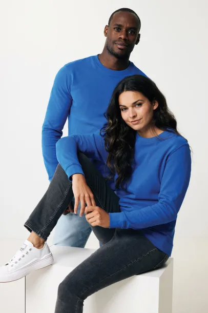  Iqoniq Zion recycled cotton crew neck - iqoniq Kraljevski plava